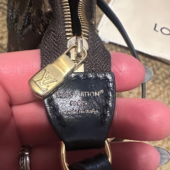 Black and Brown sequin shoulder bag - Picture 5 of 6